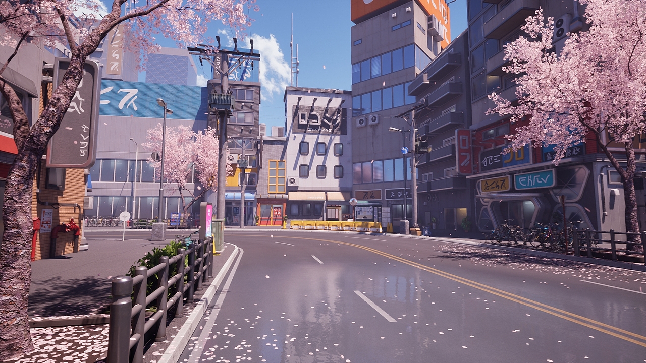 虚幻引擎场景制作与关卡设计-街道场景关卡制作（图ZMzg3ODY4MzEy） - 场景 - 站酷设计师Z279436408原创素材 - 站酷ZCOOL