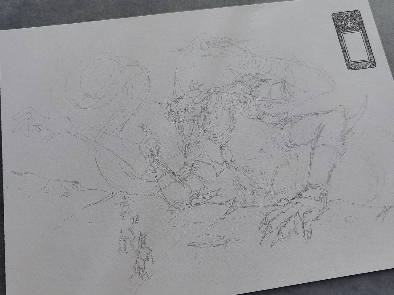 2025.03.23毣柞山海-北山经-墩头山-山神(横版)