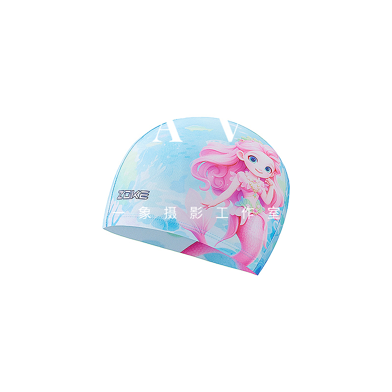 游泳帽3D图拍摄服装摄影工作室帽子白底图