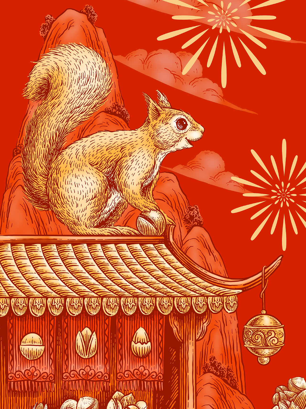 原创插画|三只松鼠坚果礼海上丝路款（图ZMzg3ODcyODA4） - 商业插画 - 站酷设计师花椒的Alex原创素材 - 站酷ZCOOL