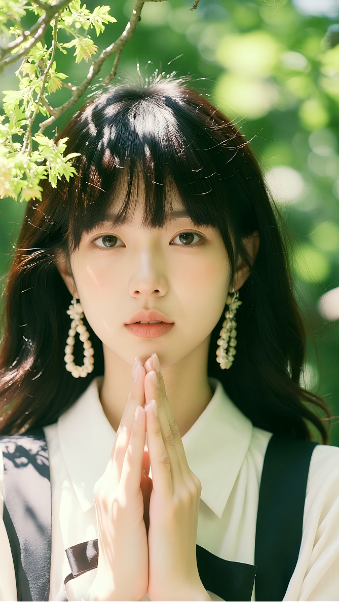 是春天?。▓DZMzg3ODc3NTE2） - 人像攝影 - 站酷設(shè)計(jì)師AI邏輯原創(chuàng)素材 - 站酷ZCOOL