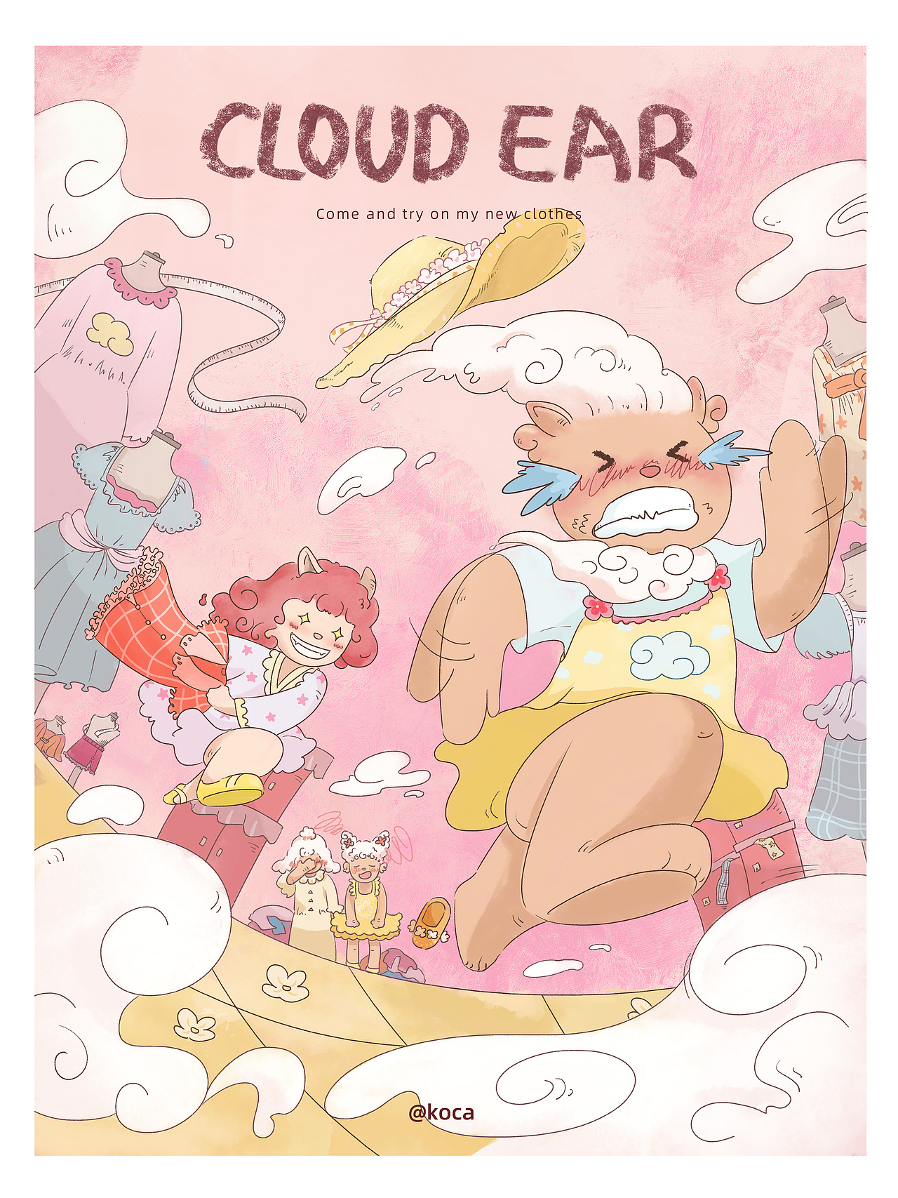 loud Ear | 穿新衣（图ZMzg3ODgxMDcy） - 创作习作 - 站酷设计师何可茶原创素材 - 站酷ZCOOL