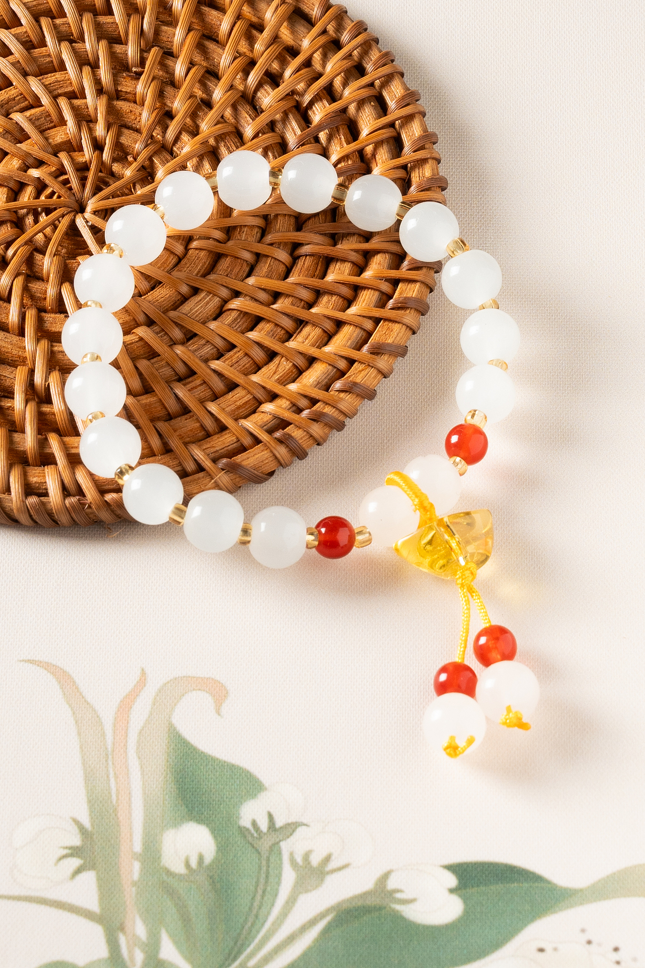 中式翡翠手串拍摄 这质感也太好了