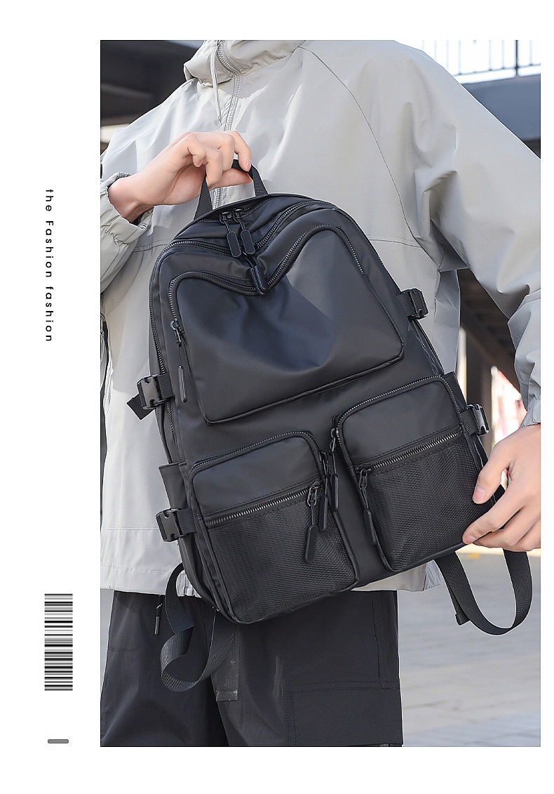 潮酷风格覆膜双背拍摄