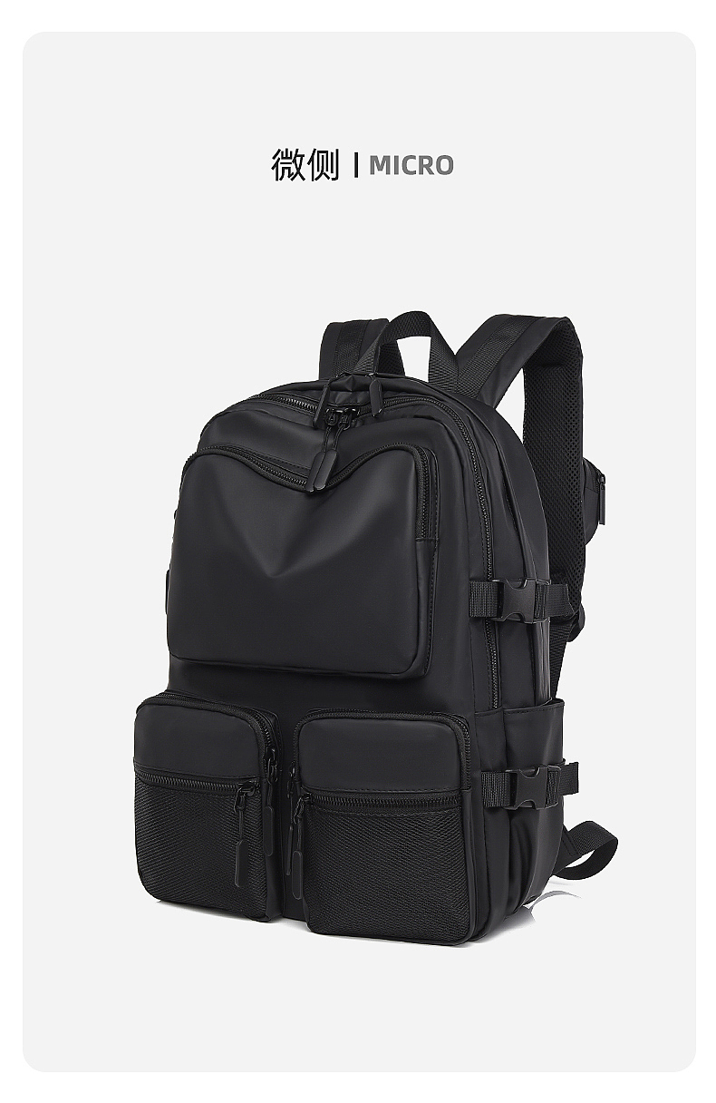 潮酷风格覆膜双背拍摄