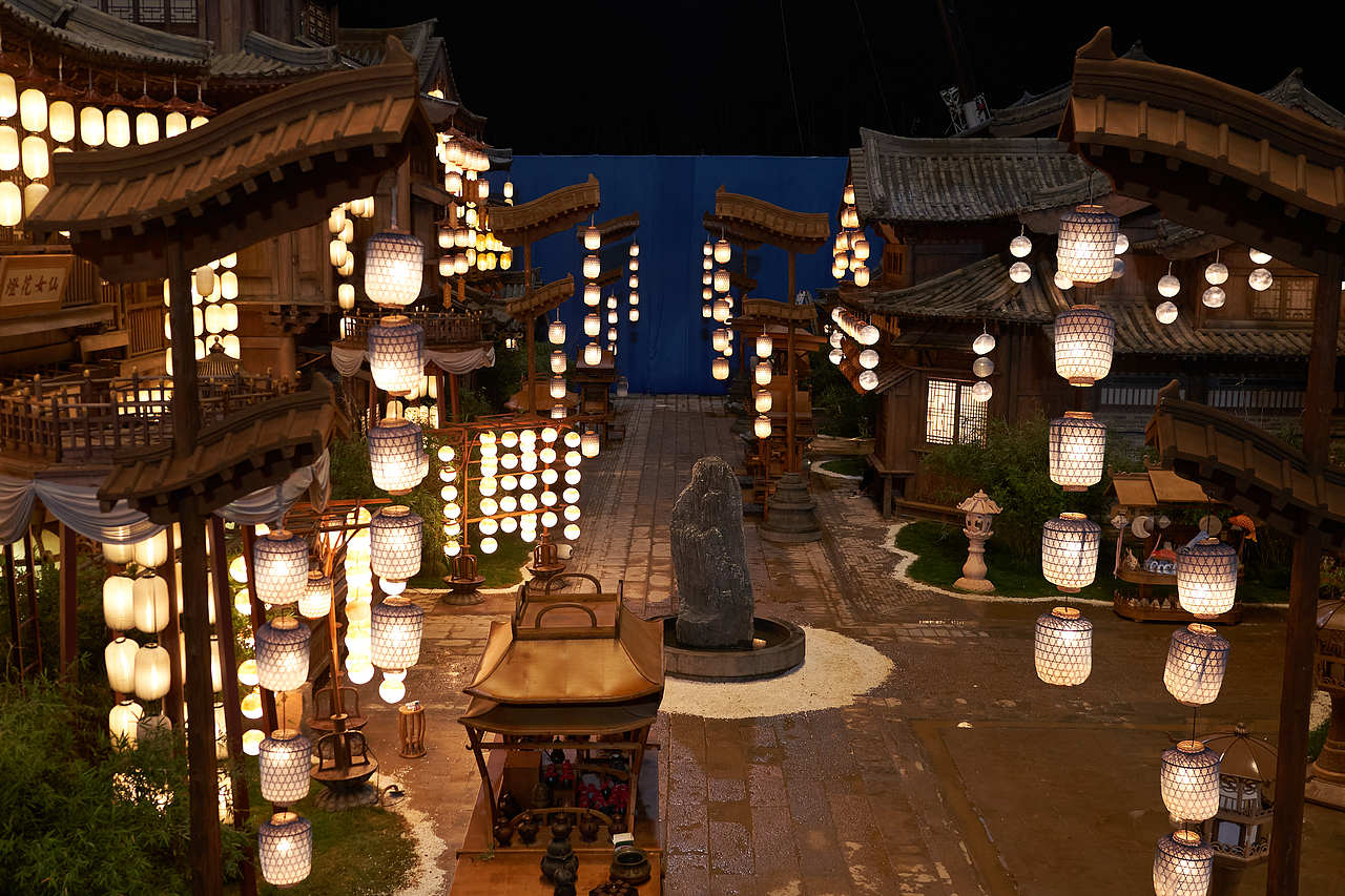 这条仙界街道 要我老命 改了好几次方案 ,最终我还是不太满意。