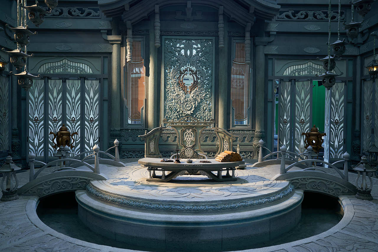 神界 第一殿 朝圣殿 内景