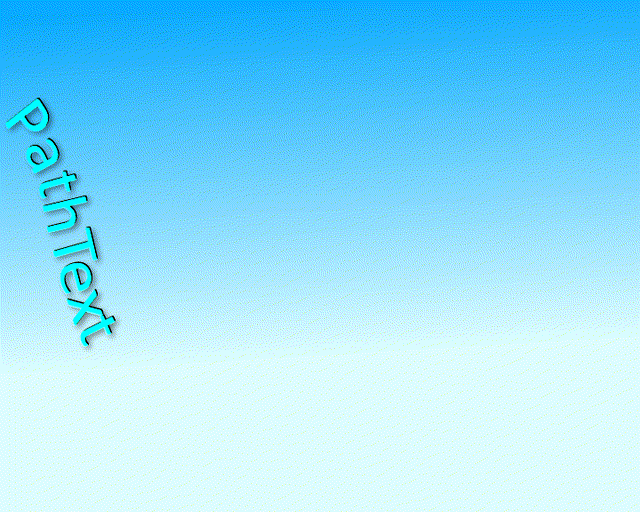 跳动的路径文字