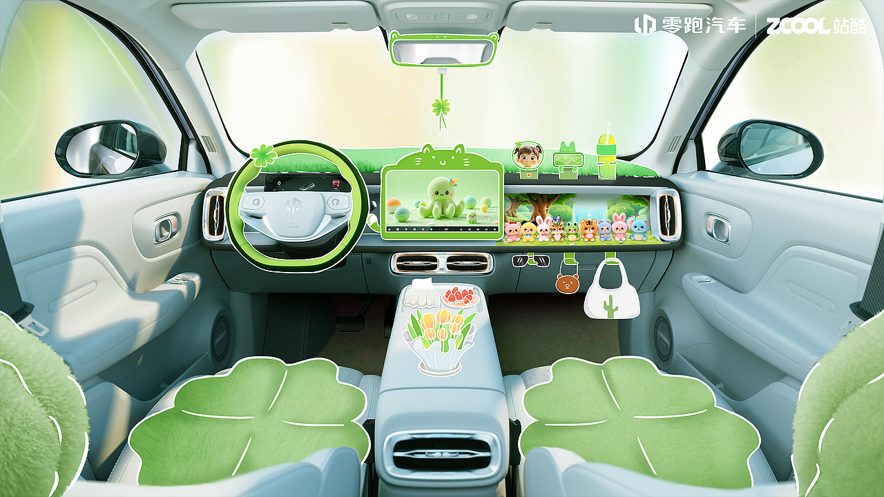 空间魔法师 | 零跑B10百变副驾空间DIY设计方案（图ZMzg3OTA0NzU2） - 其他工业/产品 - 站酷设计师小恐龙吖原创素材 - 站酷ZCOOL