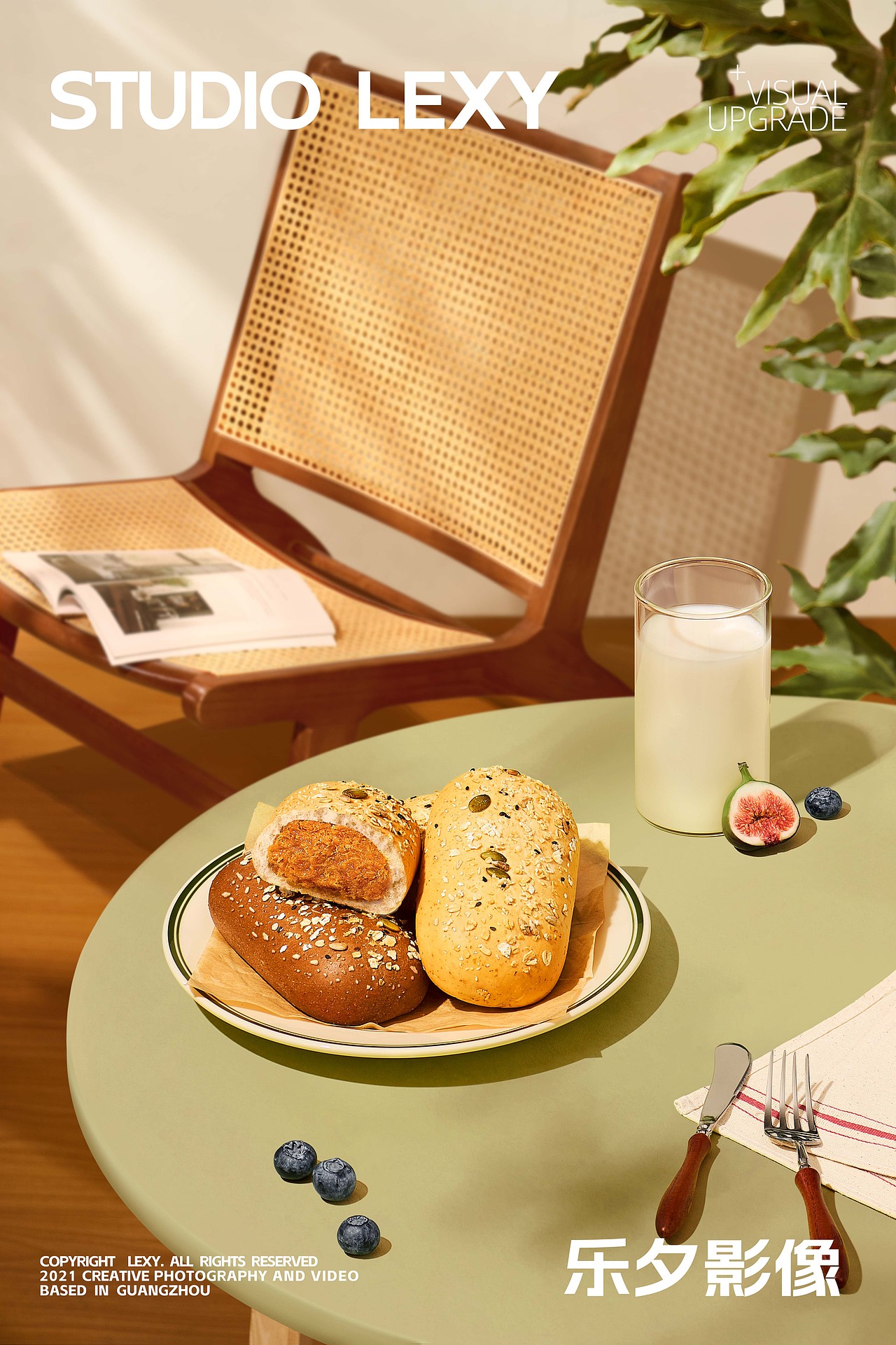 全麦欧包面包零食 | 碧翠园 x 乐夕影像