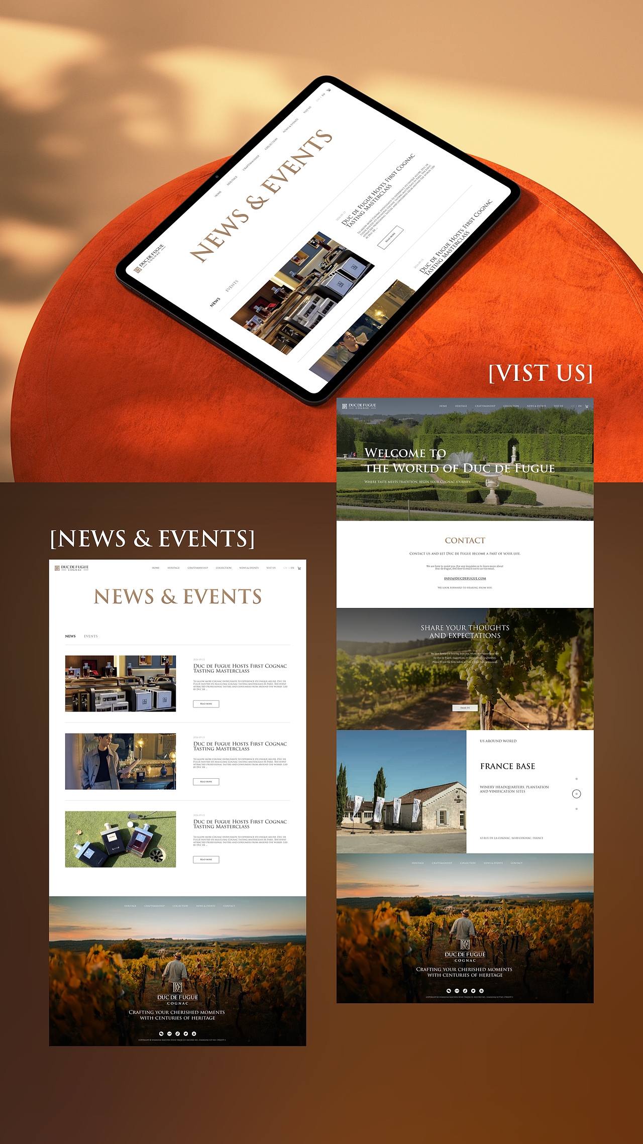 Duc de Fugue 法国酒庄国际站（图ZMzg3OTA2Mzc2） - 企业官网 - 站酷设计师marchflow原创素材 - 站酷ZCOOL