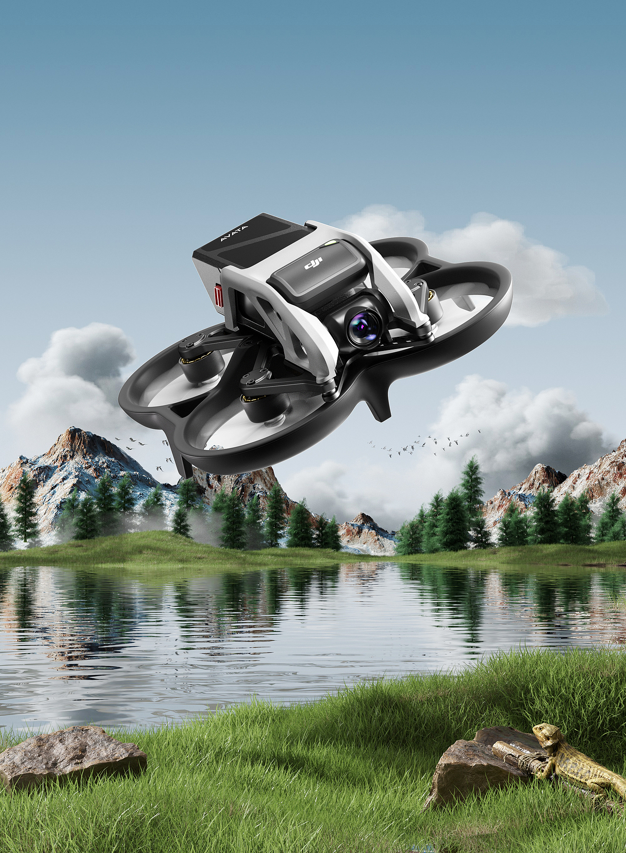 老人家玩三维,年纪大了点,但作品永远年轻。