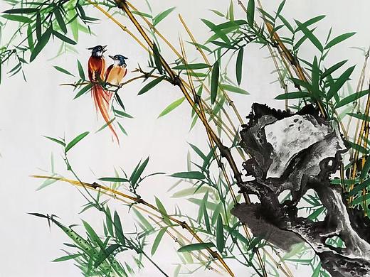 竹叶青青不肯黄， ​枝条楚楚耐严霜。 ​昭苏万物春