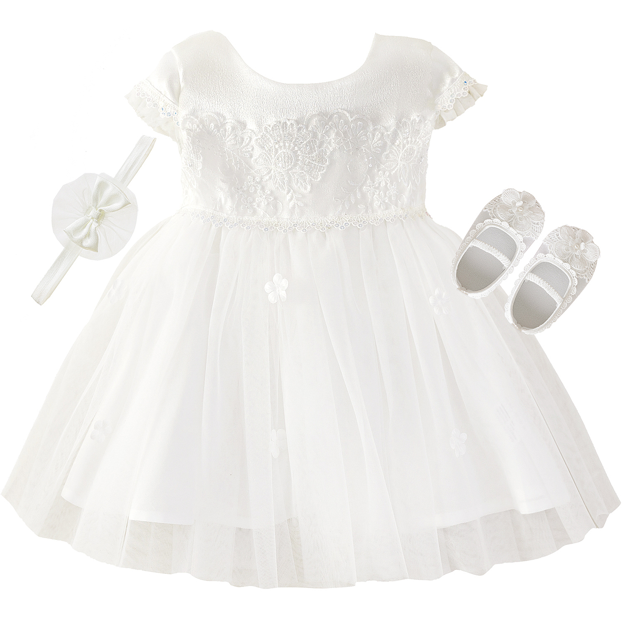 AIGC商业落地案例/亚马逊婴儿礼服主图与A+设计