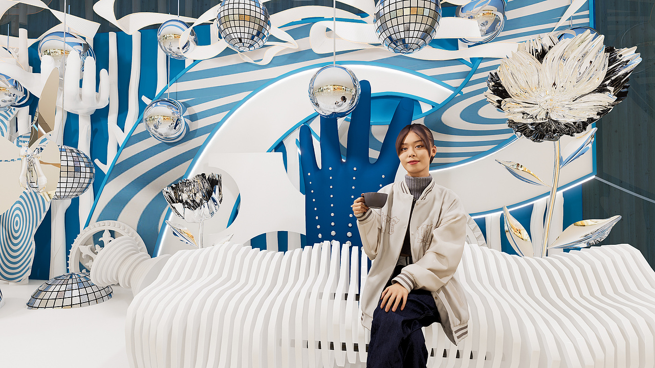 商场过道空间装饰（图ZMzg3OTE5ODg4） - 商业空间设计 - 站酷设计师咬人七原创素材 - 站酷ZCOOL