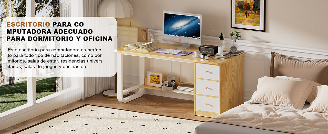 电脑桌建模渲染