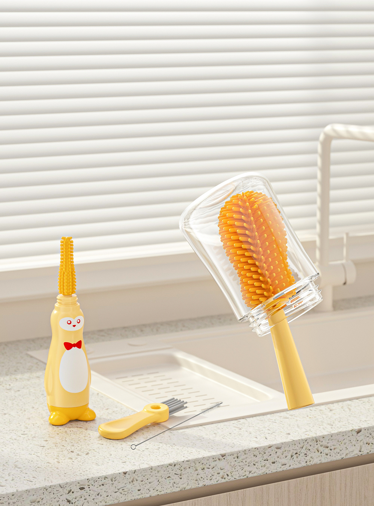 Amazon亚马逊设计 | 母婴类/奶瓶刷/多功能/硅胶