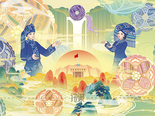广西非遗—绣球