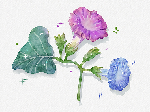 水彩畫牽?；ǎ▊€人主頁-ZNzE2MzMzMTY=） - 藝術(shù)插畫 - 站酷設(shè)計師妙密原創(chuàng)素材 - 站酷ZCOOL