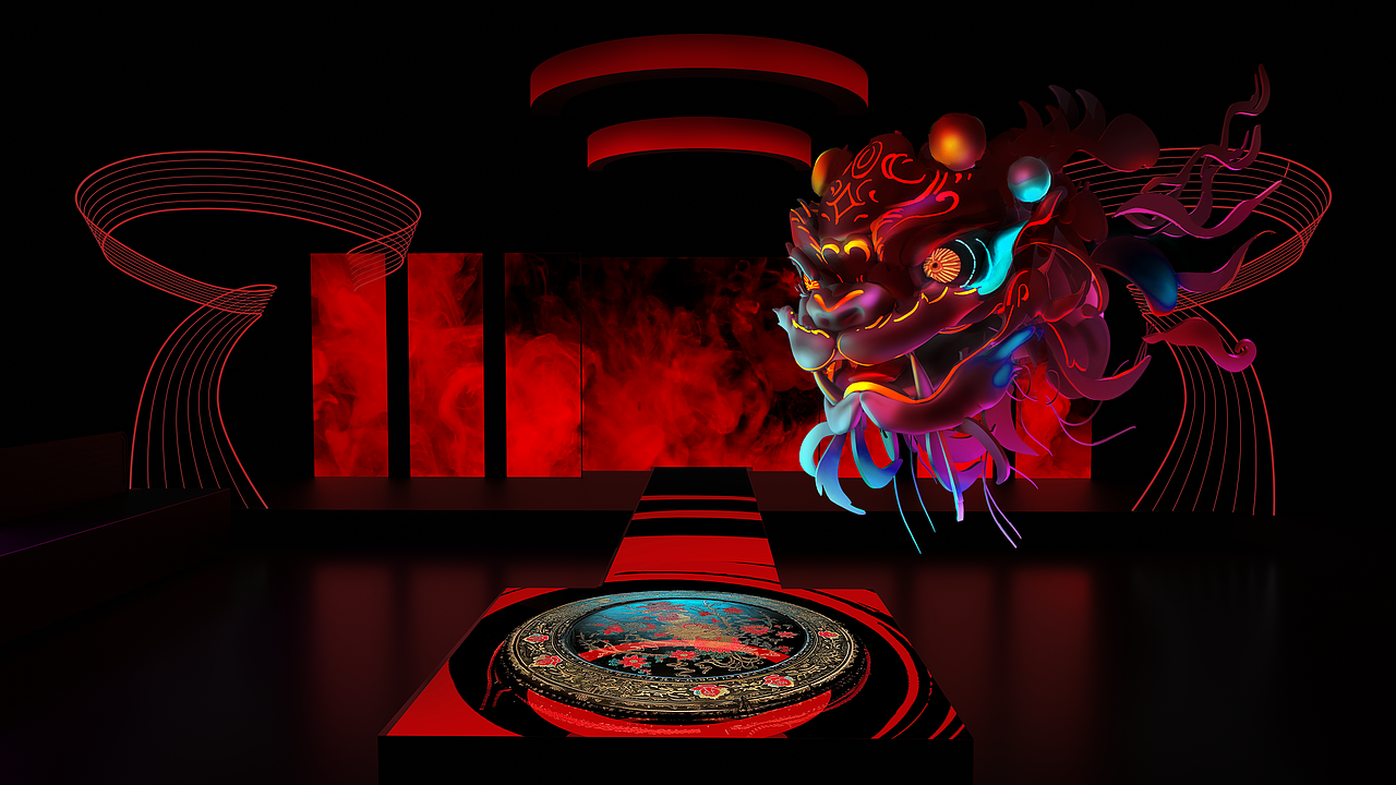 《点睛》虚拟效果