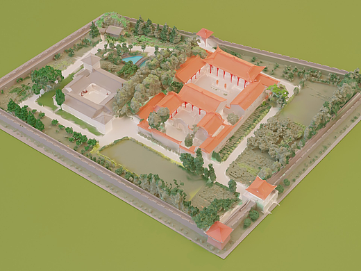 龙氏家祠AR展示POC项目 | 3D场景设计 | 动画设计