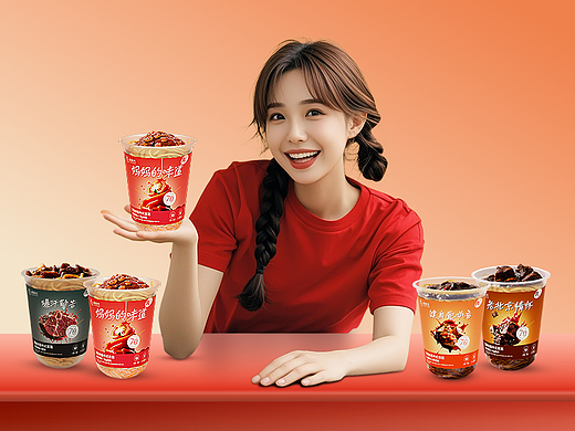 摇食光意面品牌电商视觉升级全案