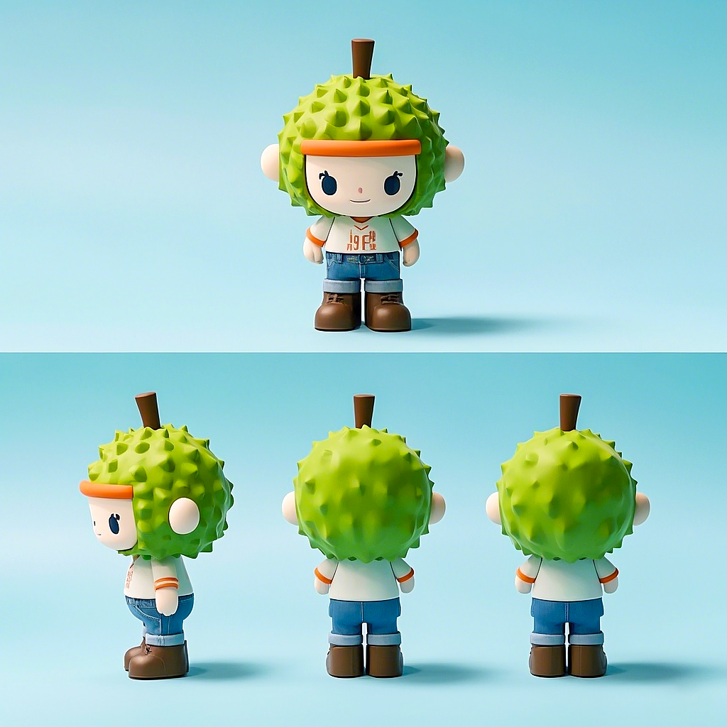 创意IP形象设计——榴莲