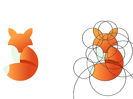 黄金比例狐狸logo登场！探寻理学的极致美学