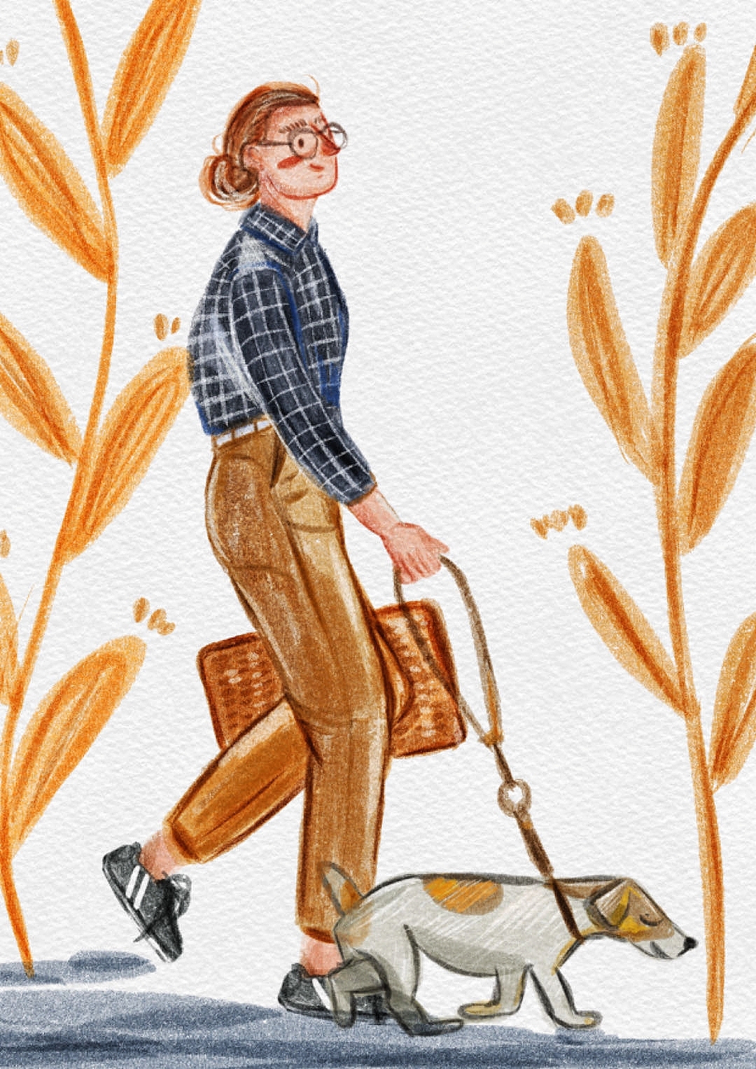 人物插画|街头各式各样的人