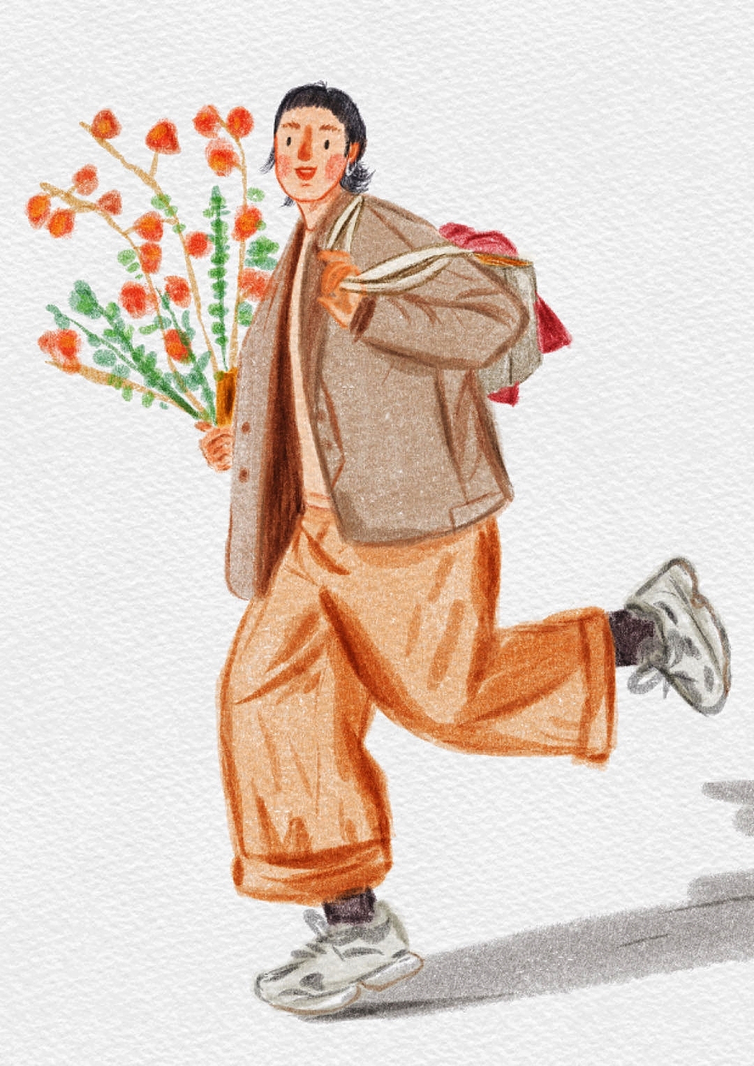 人物插画|街头各式各样的人