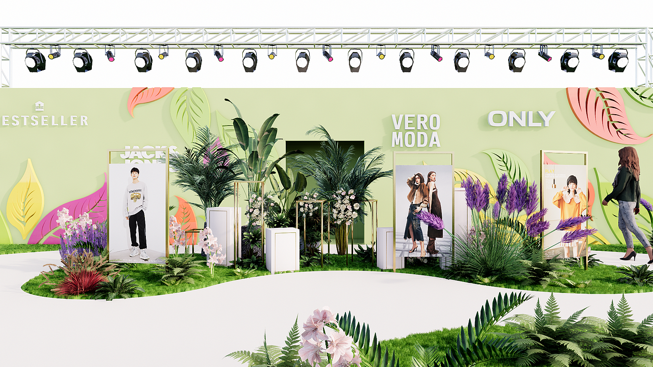 服装品牌秀场设计(杰克琼斯/VERO MODA/ONLY)