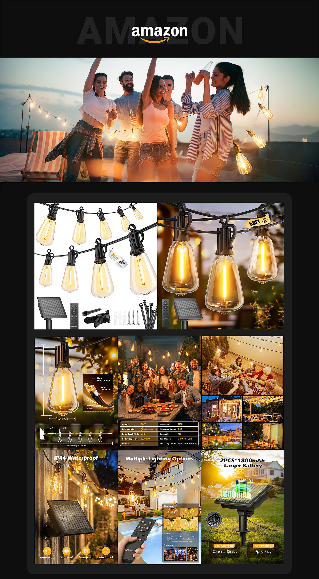 亚马逊灯泡视觉设计