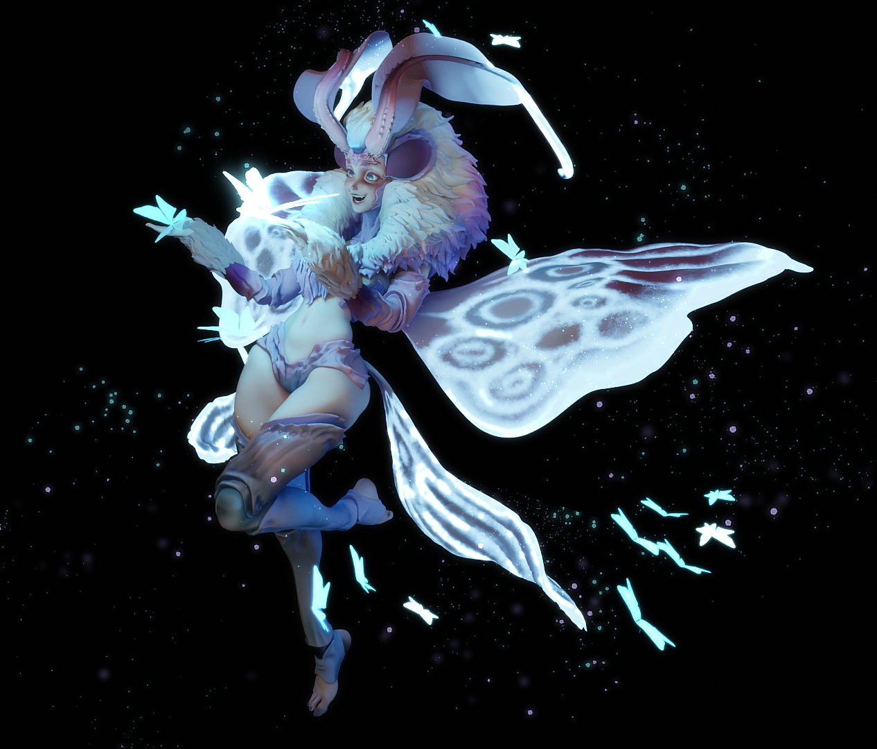 Night moth（图ZMzg3OTgxMzY0） - 人物/生物 - 站酷设计师ArWayy原创素材 - 站酷ZCOOL