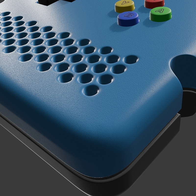 Blender005，硬表面练习游戏机（图ZMzg3OTgxNDgw） - 其他三维 - 站酷设计师ABCandC原创素材 - 站酷ZCOOL