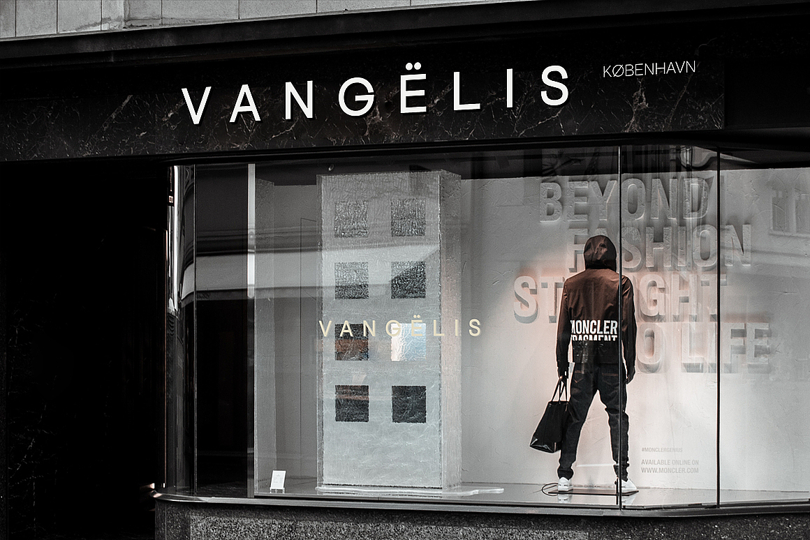 现代极简logo标识海报画册封面标题无衬线英文字体家族