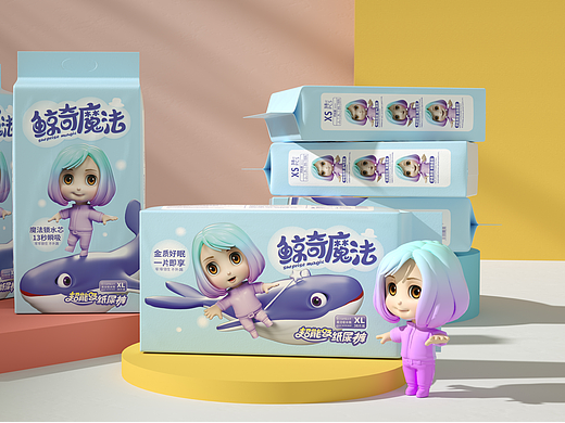 鲸奇魔法-超能吸纸尿裤