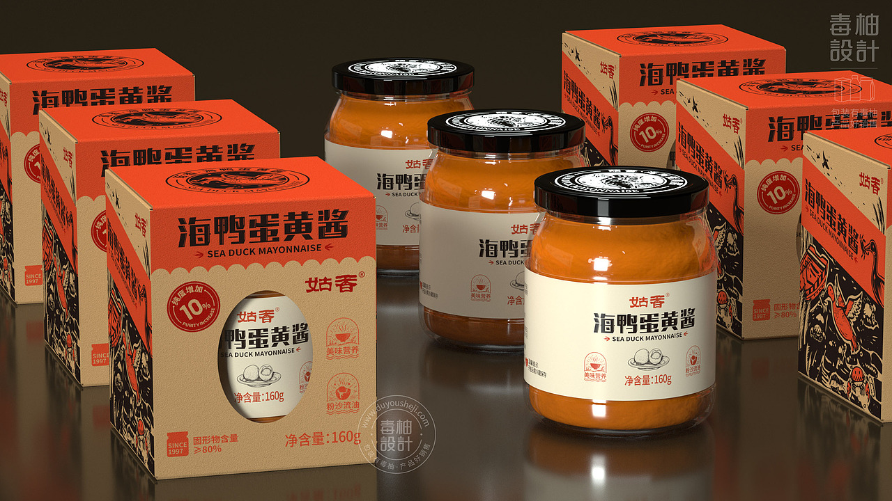 姑香酱料包装设计|产品升级