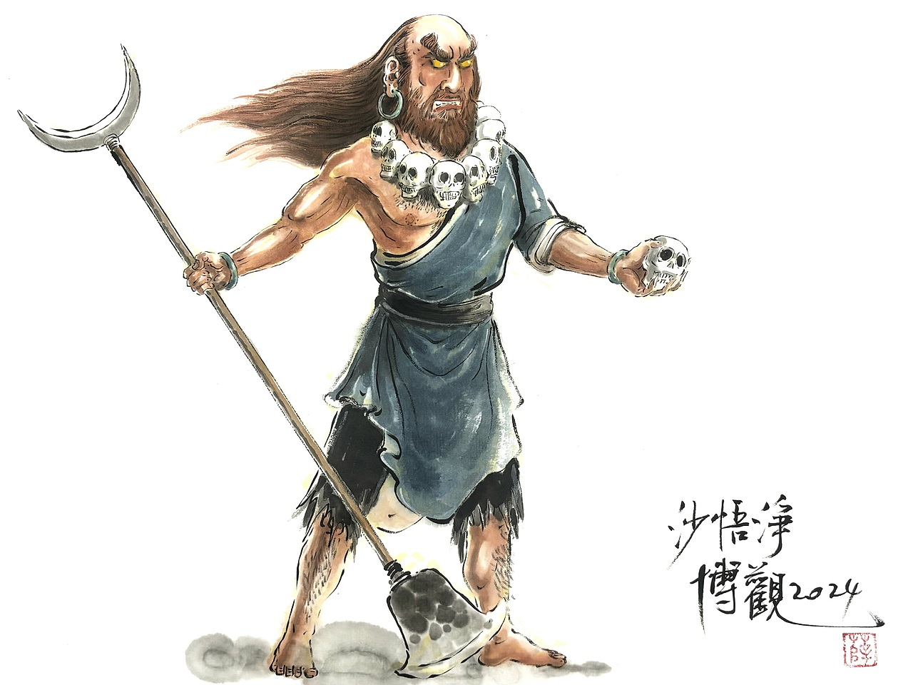 西游水墨漫画形象创作（图ZMzg3OTg0MTMy） - 商业插画 - 站酷设计师博观文化原创素材 - 站酷ZCOOL