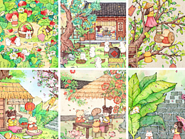 24节气系列插画—夏篇