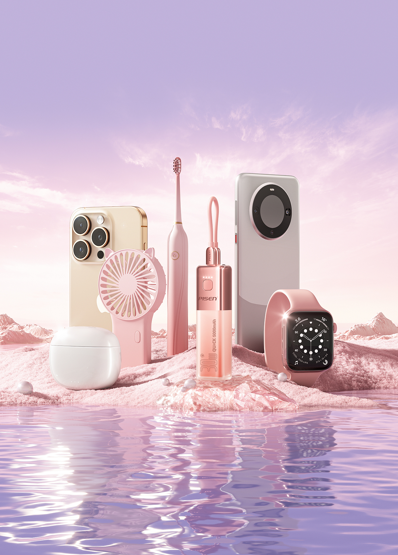 品胜股控｜🥰PISEN OC rendering（图ZMzg4MDAzODI4） - 产品 - 站酷设计师remy涵原创素材 - 站酷ZCOOL
