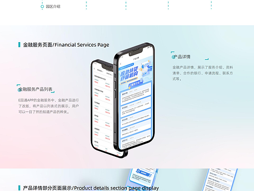 智慧园区app界面设计/可视化数字大屏设计