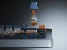 键盘渲染（C4D/OC）