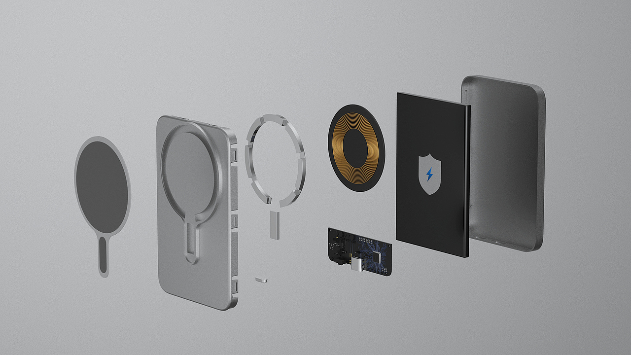 超薄无线充电宝动画（图ZMzg4MDExNTA4） - 产品 - 站酷设计师TMLA烫麻辣原创素材 - 站酷ZCOOL