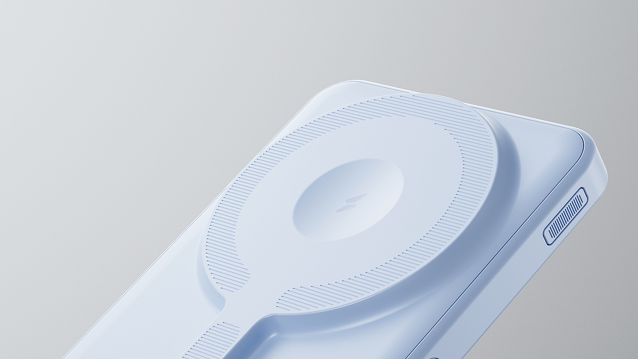 带支架无线充电宝动画