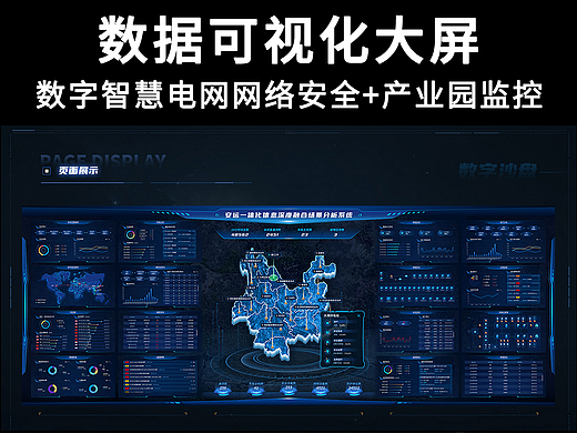 数字智慧电网网络安全+产业园监控报警设备运行平台