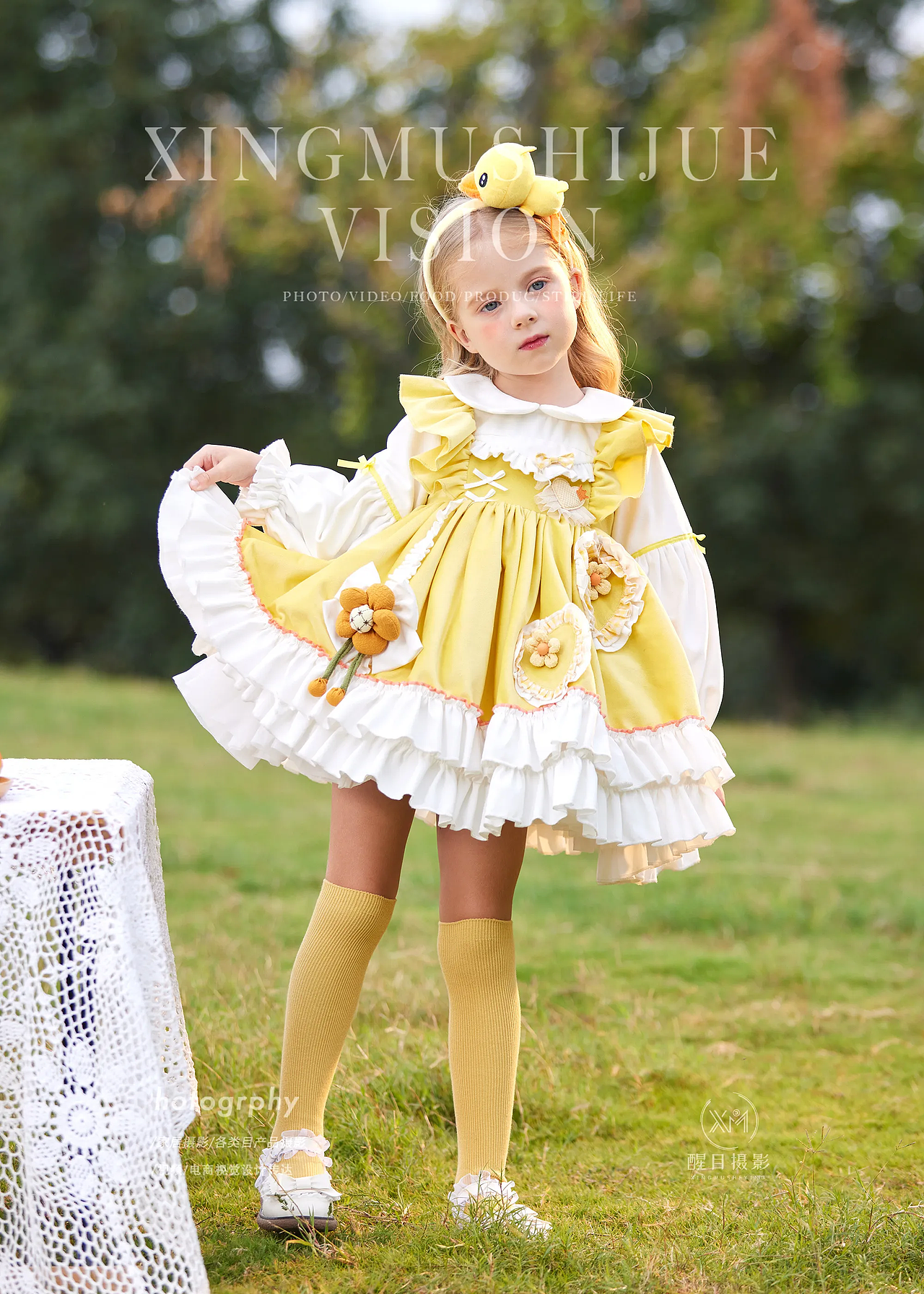 童装/可爱毛绒公主裙