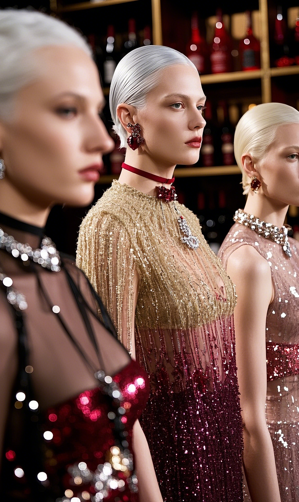 莲花主题春夏亚麻羊绒混纺轻礼服