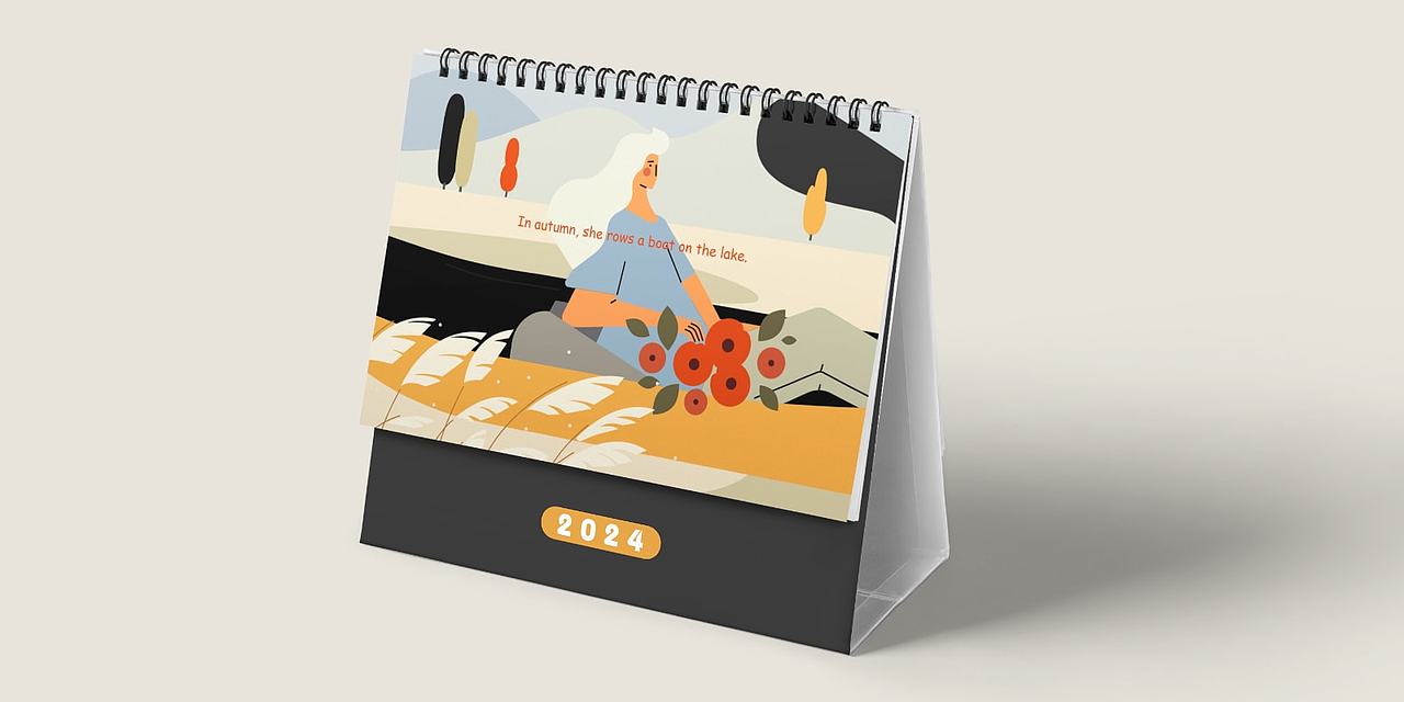 小园素作品：湖面泛舟（图ZMzg4MDUwNzIw） - 商业插画 - 站酷设计师飞屋睿原创素材 - 站酷ZCOOL