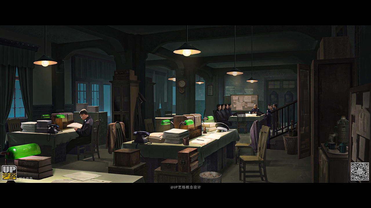 UP艺格 影视概念设计班-线上课学生气氛图作品