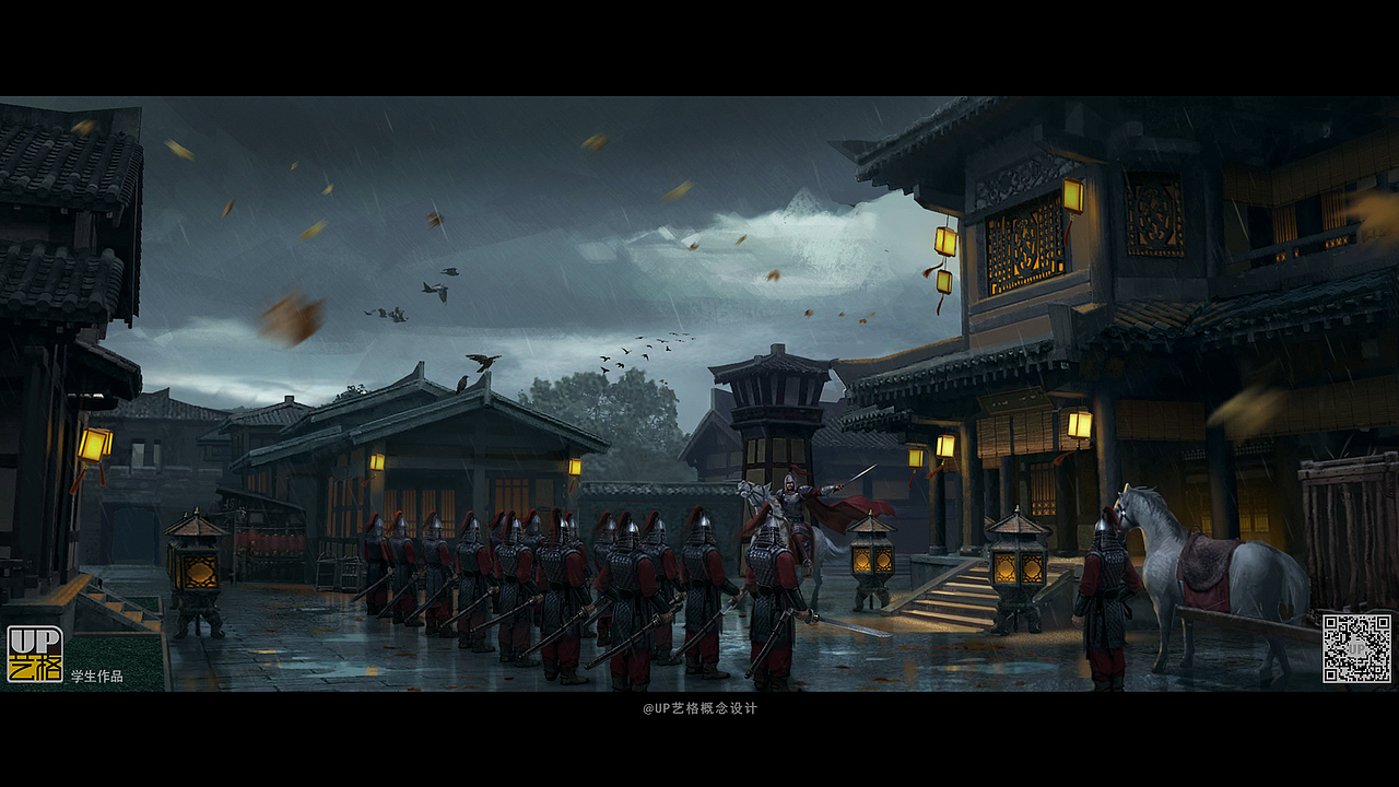 UP艺格 影视概念设计班-线上课学生气氛图作品